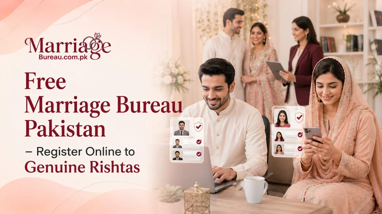 Free Marriage Bureau Pakistan – Register Online to Find Genuine Rishtas